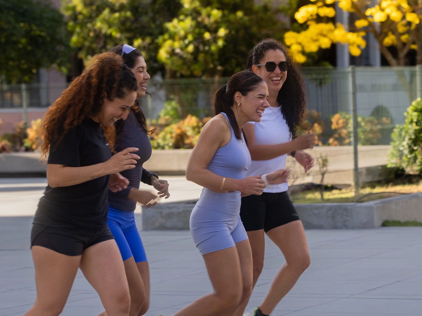 Runners de Rise&Run en la calle